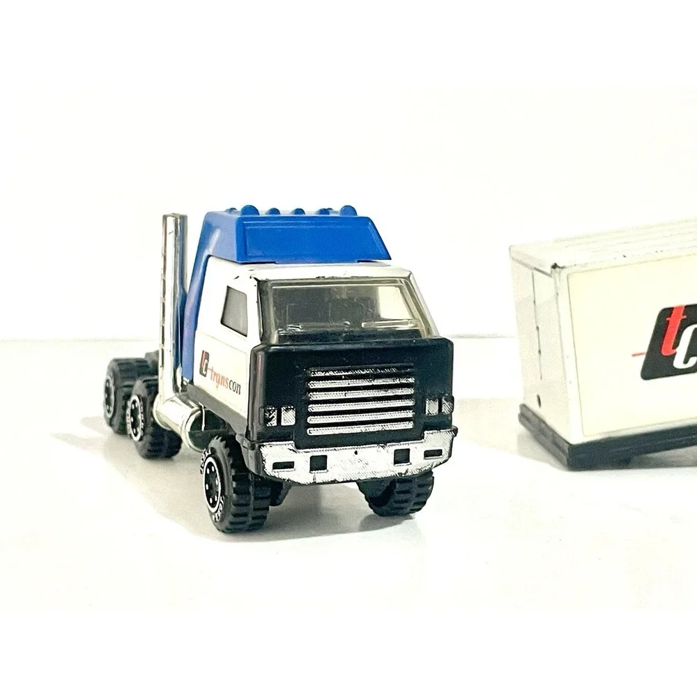 Vintage Tonka Mini Trans Con Lines Tractor Trailer Semi In Great Condition 10.5